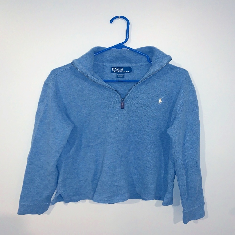 LIKE NEW Ralph Lauren 1/4 Zip Sweater SM